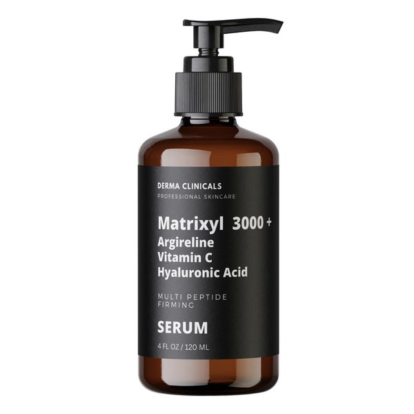 Matrixyl 3000, Argireline, Hyaluronic Acid, Wrinkle Remover serum, Anti Aging, Face Serum - 4oz