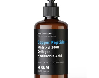 Copper peptide + Matrixyl 3000, Collagen,Hyaluronic acid Serum,Multi Peptide Firming and plumping Serum, Anti-Wrinkle, AntiAging Face Serum