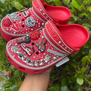 Custom Bling Adult Crocs – Nursing at Your Fingertips