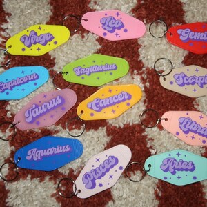 ZODIAC KEYCHAINS - Custom