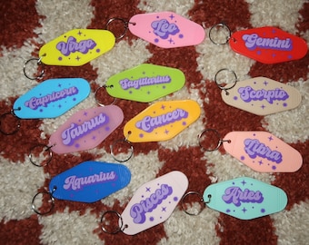 ZODIAC KEYCHAINS - Custom