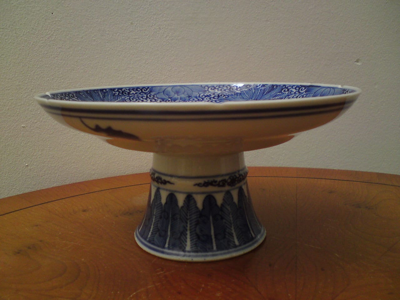 19～20世紀中国青白陶器ステムディッシュ/コンポート - Etsy 日本