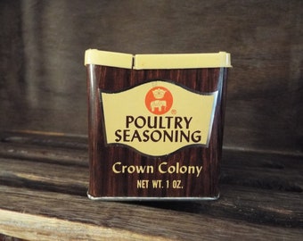 Vintage Crown Colony Spice, Poultry Seasoning 1oz