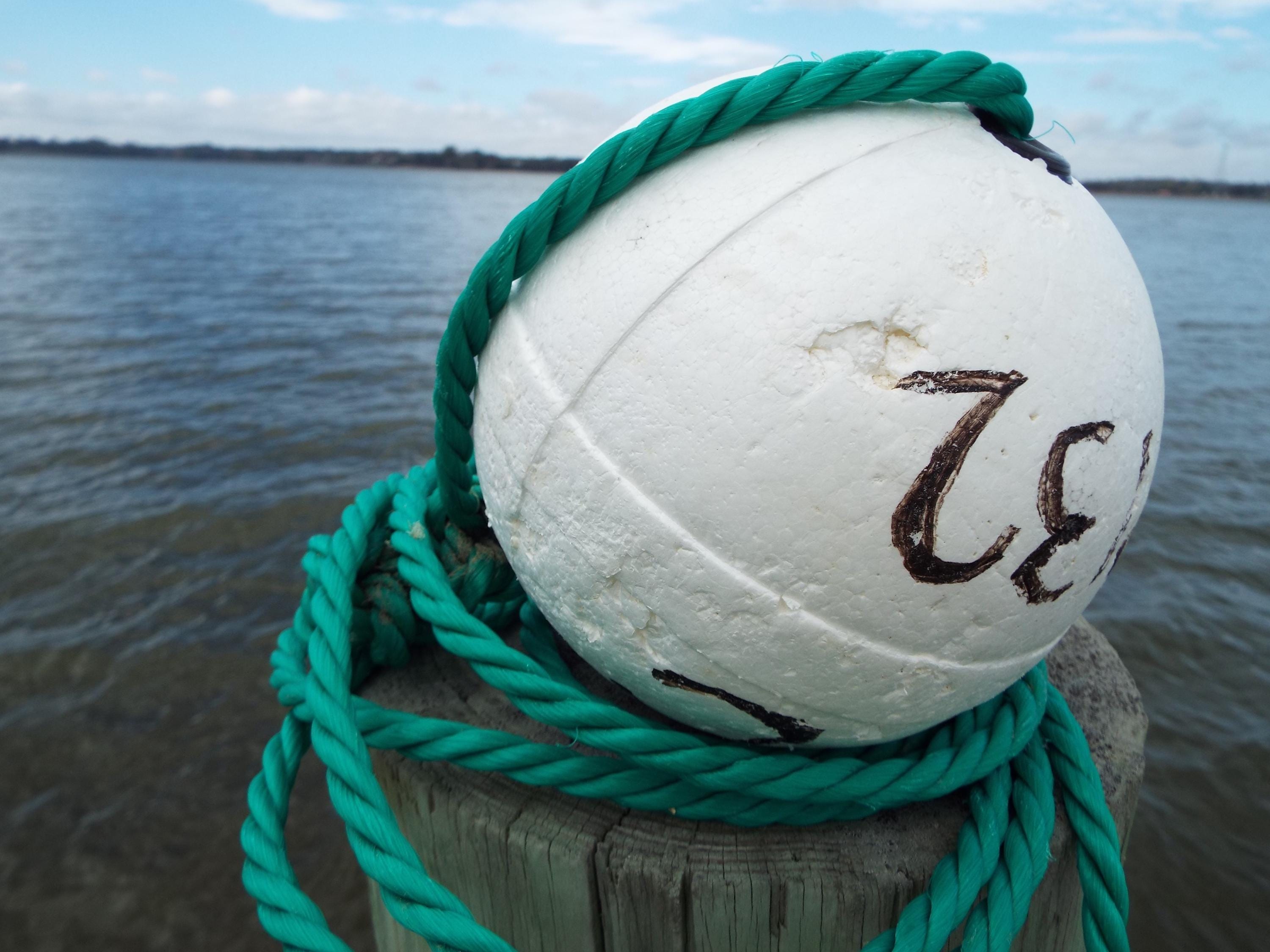 Bommel, authentische Crab Pot Boje, Styropor