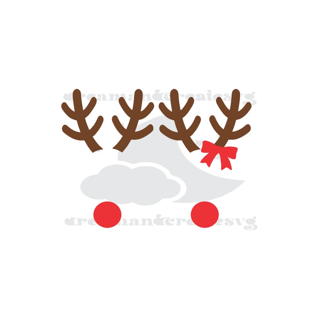 Rudolph Svg / Reindeer Frame Svg / Reindeer Svg / 2021 - Etsy