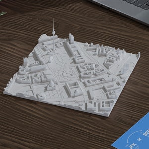 Berlijn / 3D City Art / Digitaal model voor 3D-printen stl afbeelding 5