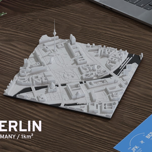 Berlín / 3D City Art / Modelo digital para impresión 3D - stl