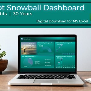 Debt Snowball | Debt Payoff | Debt Calculator | Dave Ramsey | Financial Calculator | Money Management | Credit Card | Budget | Finance