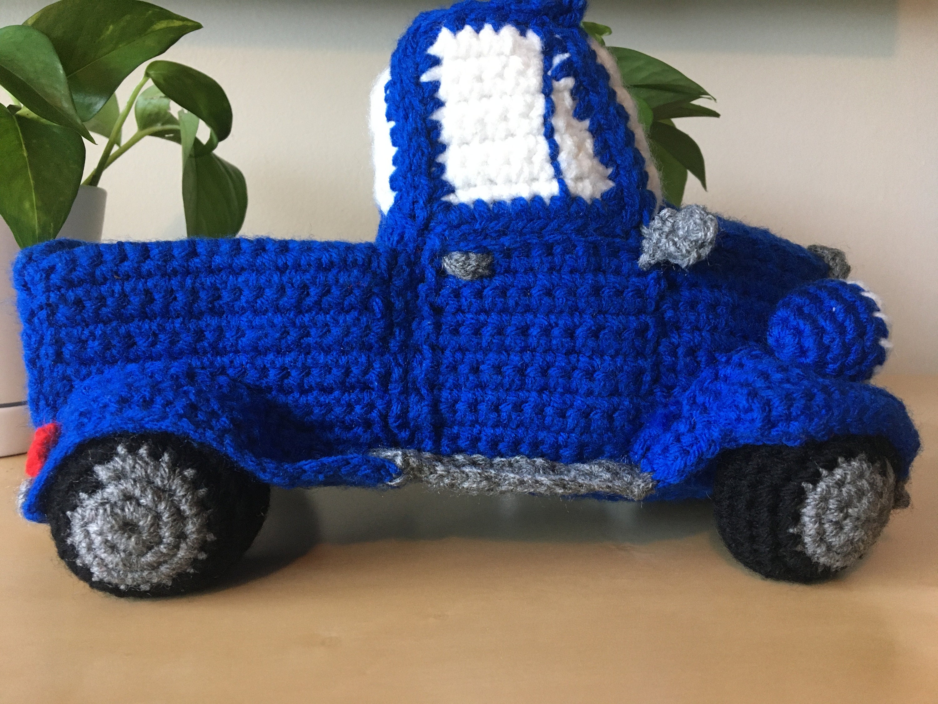 Blue Truck Crochet Amigurumi Pattern Etsy
