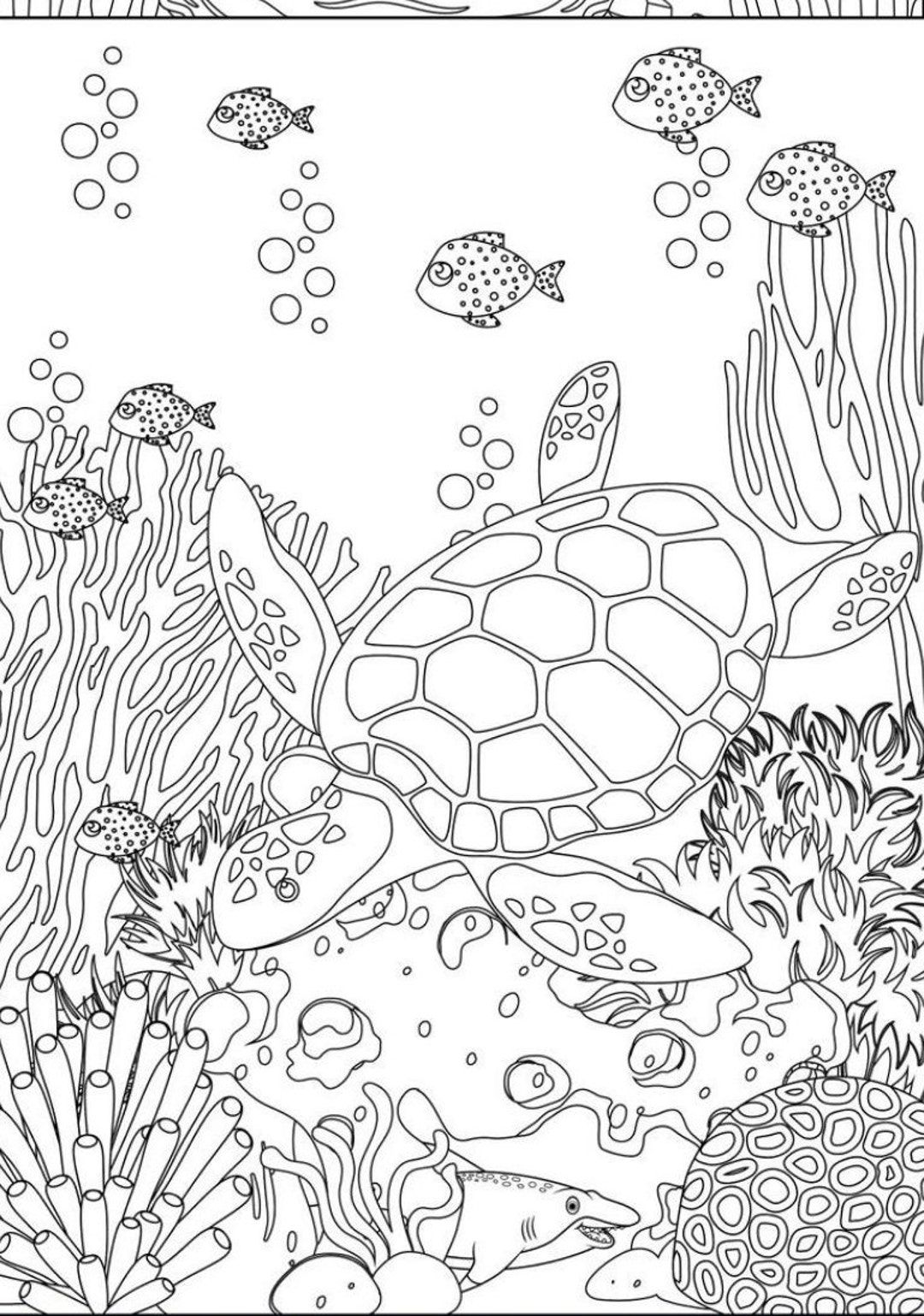 Ocean Coloring Pages Ocean Coloring Pages