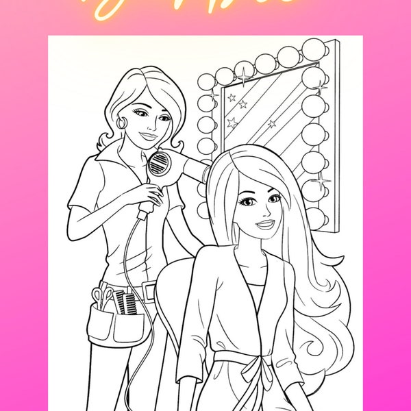 Barbie Coloring Pages