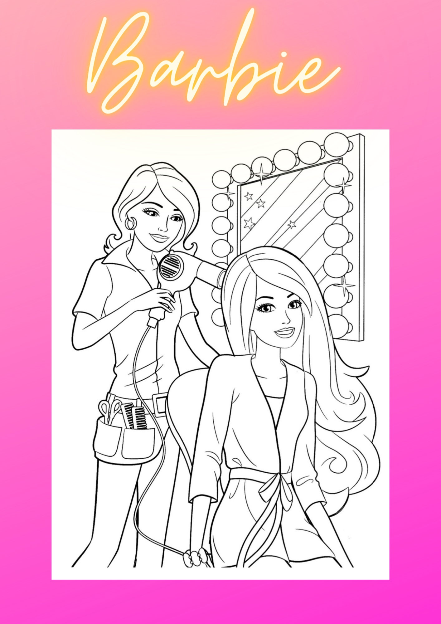 58 Barbie Coloring Pages (Free PDF Printables)