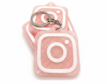 NFC Keychain - Digital Business Card - One tap to Instagram CUSTOMIZE