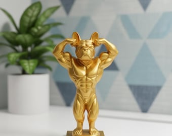 French Bulldog Statue