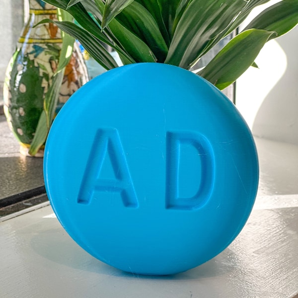 Adderall Pill - Oversized 3D printed  plastic Adderall