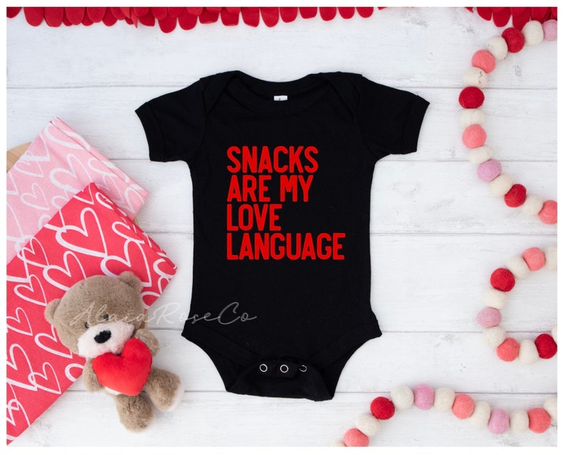 Snack Are My Love Language, Valentines Day Shirt, Xoxo Shirt, Boy Valentines Outfit, Girl Valentines Outfit, Lover Boy Shirt, Cupid Shirt image 5