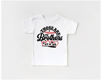 Camiseta de béisbol Bro: Camiseta "Esos son mis hermanos"