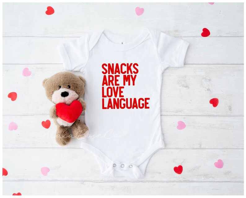 Snack Are My Love Language, Valentines Day Shirt, Xoxo Shirt, Boy Valentines Outfit, Girl Valentines Outfit, Lover Boy Shirt, Cupid Shirt image 4