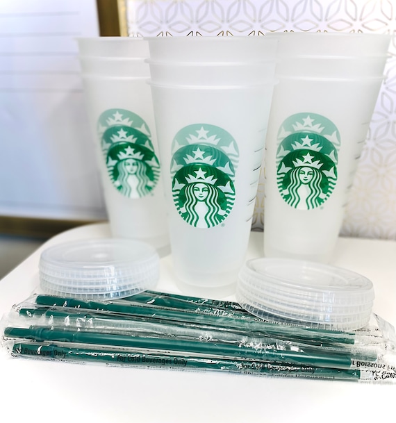 24oz Genuine Reusable Starbucks Cold Coffee Cup