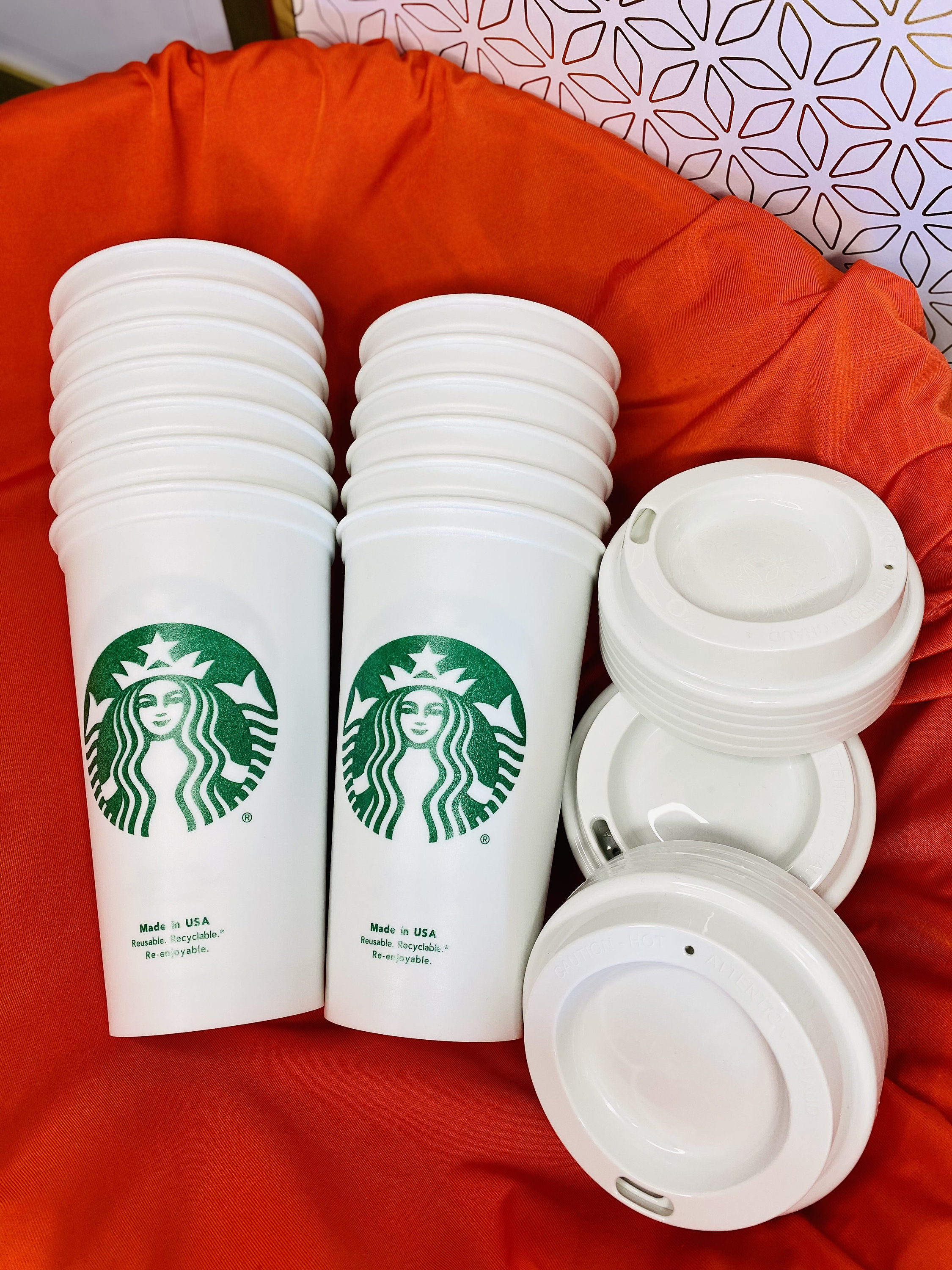 Starbucks reusable hot cups deals