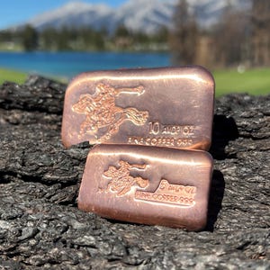 SilverTowne Pony Copper Bar Set: Wild West Collectible Bullion