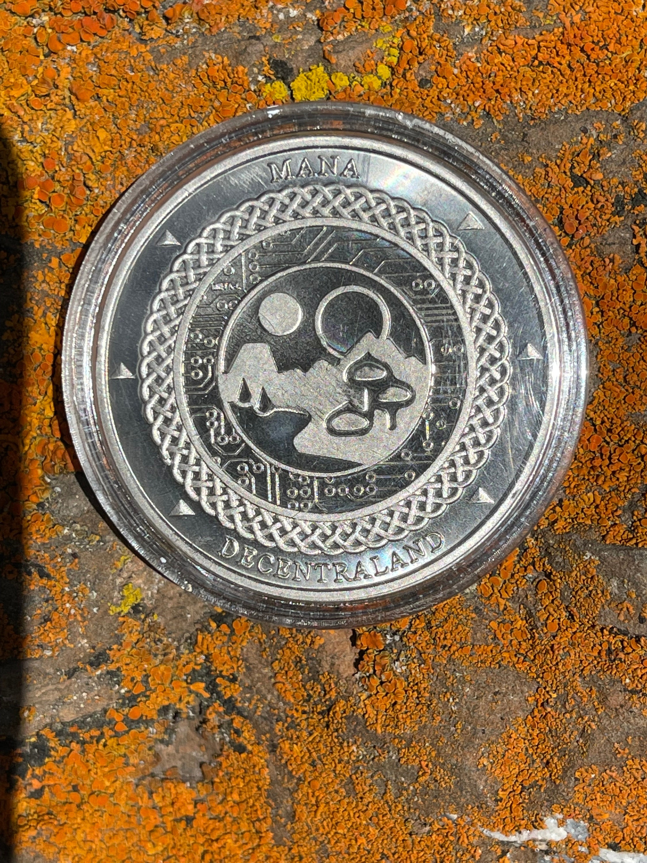 Decentraland マナコイン：1オンス純ニッケル地金、美しい貨幣デザイン - Etsy 日本