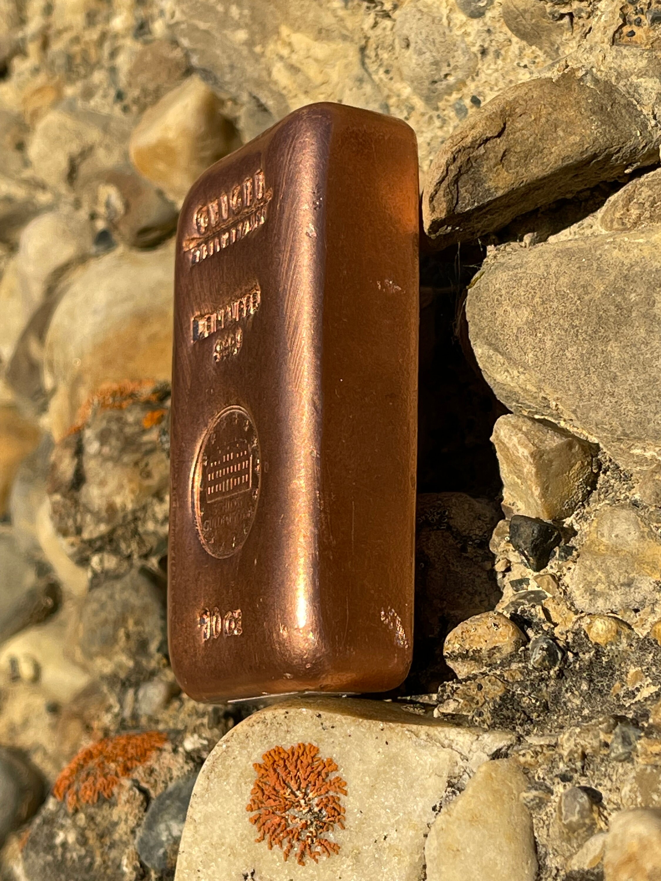 10 Oz Pure Copper Bullion Bar - Geiger Edelmetalle