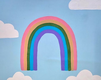 Rainbow Sky Sticker