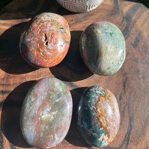 Sea/Ocean Jasper Palm Stone