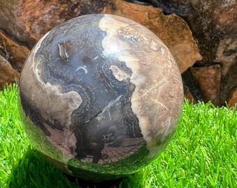 Volcano Agate Sphere