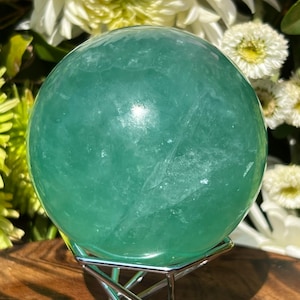 3 inch Large Green Fluorite Sphere