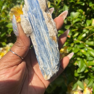 Raw Blue Kyanite Cluster