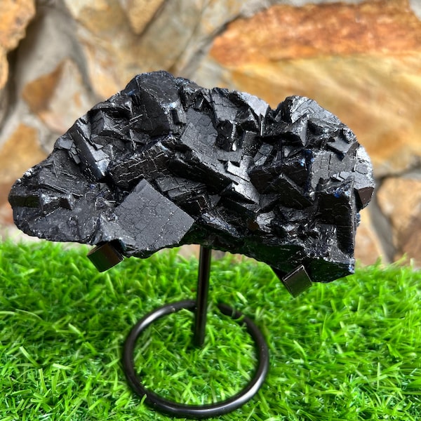 Black Rose Fluorite Specimen