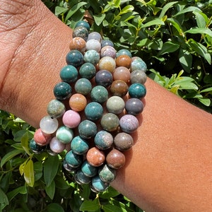 8mm Indian Agate Bracelet