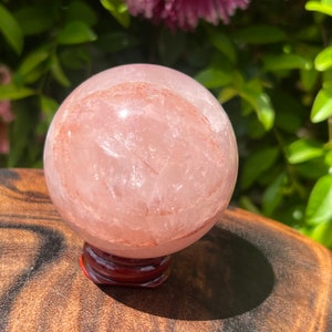 Fire Quartz / Hematoid Quartz Sphere