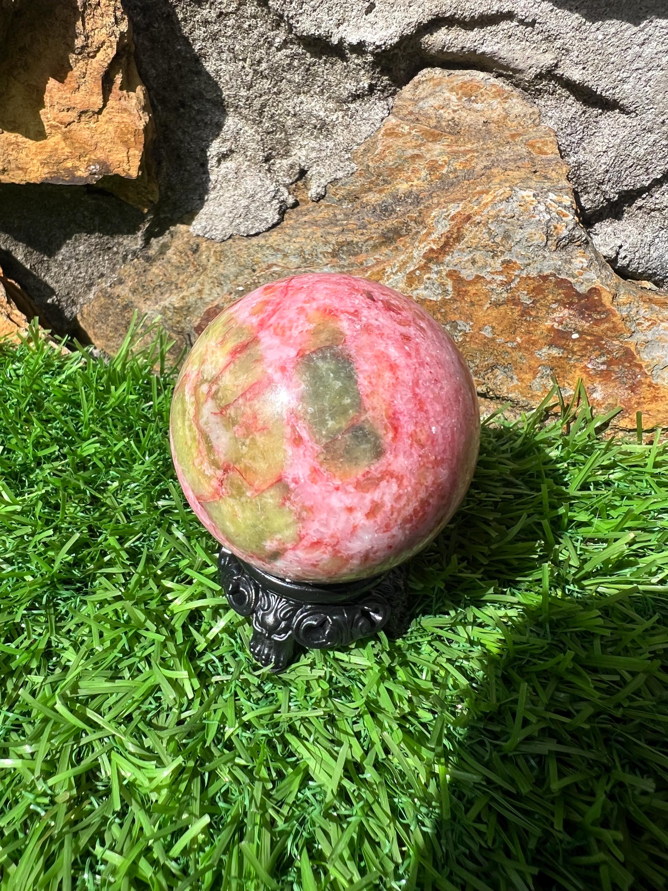 チューライトスフィア♡No.2769 Thulite Sphere - Etsy