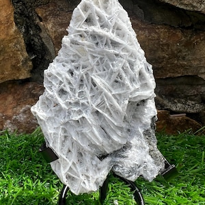 Uv Reactive White Calcite with Chalcopyrite Specimen