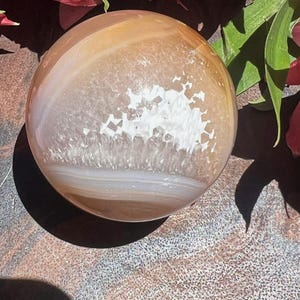 Agate Sphere: Grounding Crystal, 1.9 inch