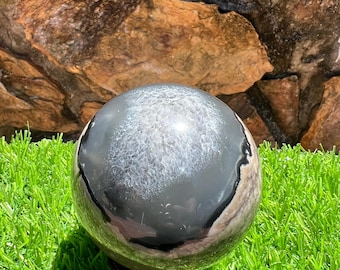 Volcano Agate Sphere