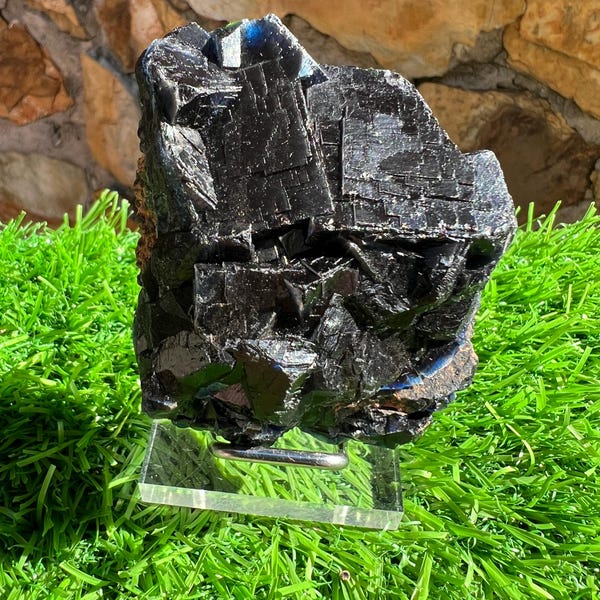 Black Rose Fluorite Specimen