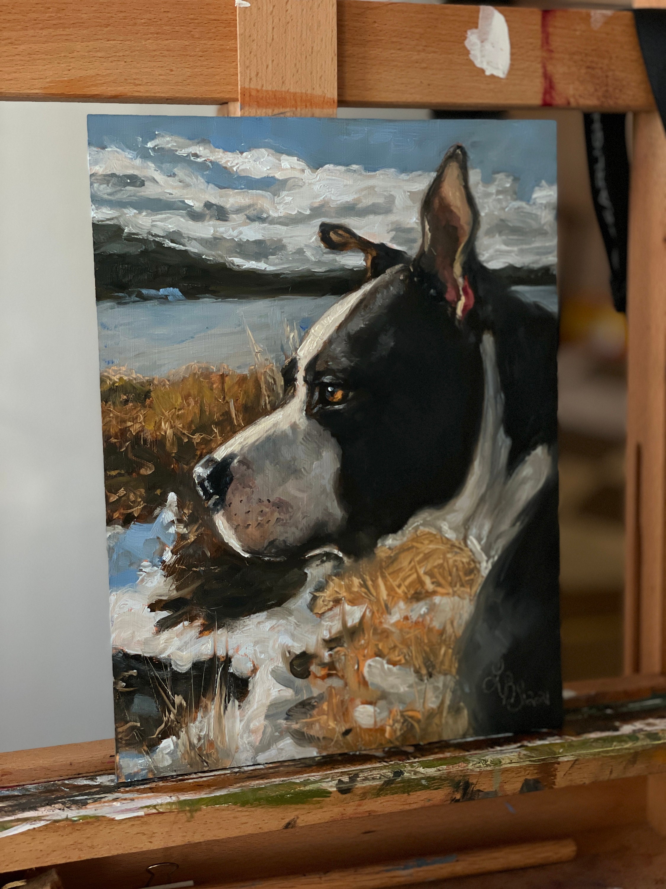 Custom Dog Oil Painting Custom Pet Portraits Custom Dog Portrait Pet custom-dog-oil-painting-custom-pet-portraits-custom-dog-portrait-pet