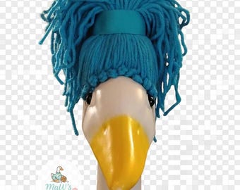 Messt Bun Crochet 21-28 inch Porch Goose Wig Pattern Instant Download