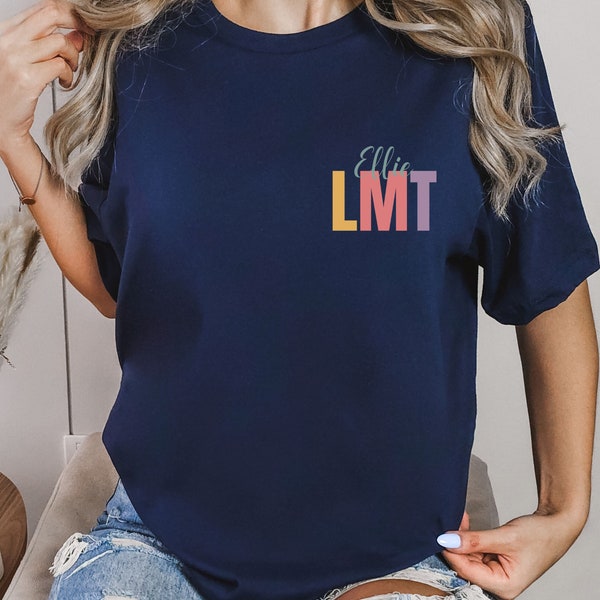 Camiseta LMT, regalo de graduación de terapeuta de masaje con licencia, regalo de graduación LMT, masaje de regalo de graduación, camisa de spa, camiseta de masaje