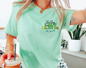 Custom Massage Therapist T-shirt, Massage Therapist St. Patrick's Day Shirt, Licensed Massage Therapist graduation gift, LMT graduation gift