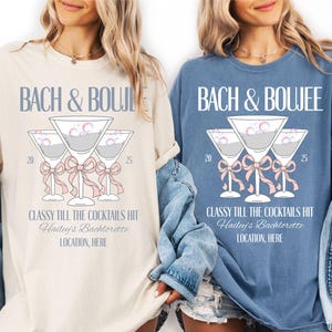 Bach & Boujee bachelorette shirt, Matching Bachelorette Shirts, Custom Bachelorette Party Shirts, Girls Trip Shirt, Luxury Bachelorette