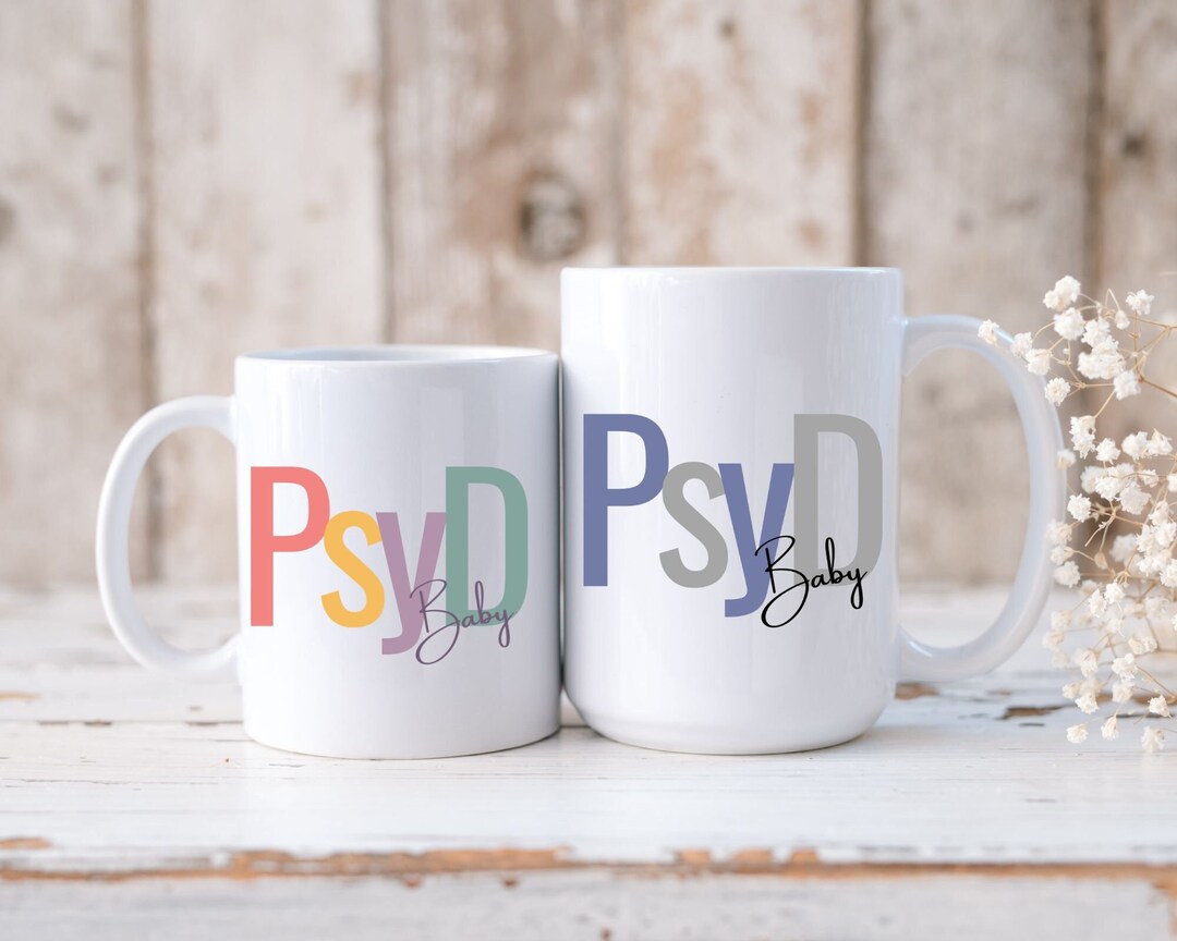 Psyd Graduation Psyd Graduation Gift. Psyd Gift Idea Mug for Women and Men Doctor ...