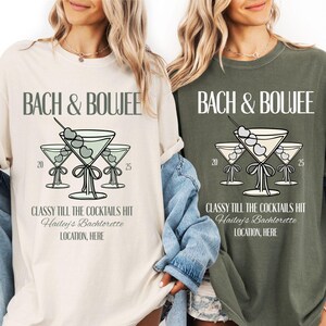 Bach & Boujee bachelorette shirt, Matching Bachelorette Shirts, Custom Bachelorette Party Shirts, Girls Trip Shirt, Luxury Bachelorette