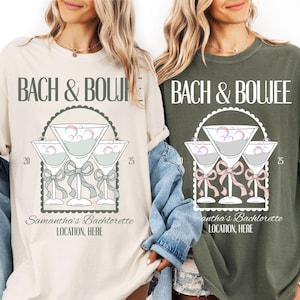 Bach & Boujee bachelorette shirt, Matching Bachelorette Shirts, Custom Bachelorette Party Shirts, Girls Trip Shirt, Luxury Bachelorette