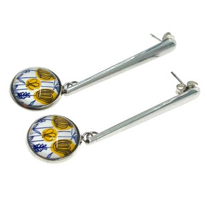 Buttercup Long Drop Earrings, Small Stainless Steel Bohemian Earrings, Gifts for her Mom Sister Aunt, BohoLoveObsession