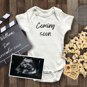 Movie Theme Digital Pregnancy Announcement| Baby Announcement| Social Media Pregnancy Announcement | Cinema Pregnacy Announcement